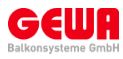 GEWA Balkonsysteme Logo