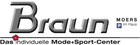 Mode+Sport-Center Braun Logo
