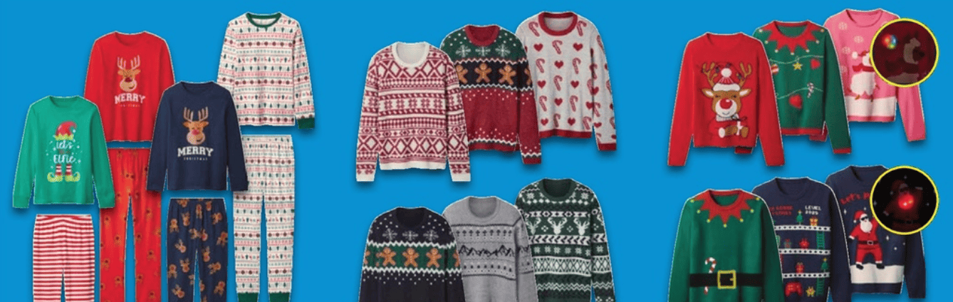 Weihnachtspullover bei Lidl