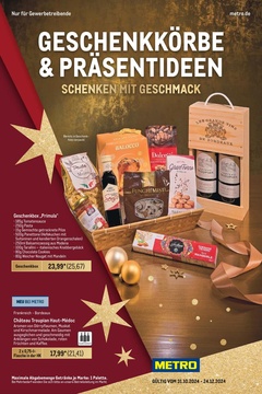 METRO Prospekt - Geschenkkörbe und Präsentideen