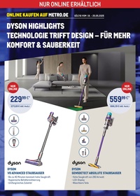 METRO Prospekt - Online Dyson-Highlights