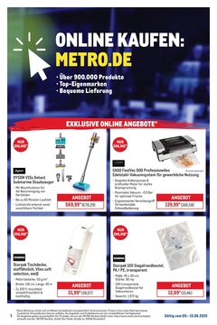 METRO Prospekt - Online Wochen-Angebote