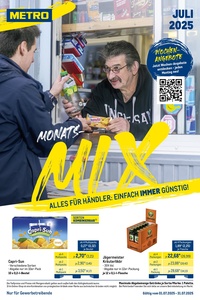 METRO Prospekt - Monats-Mix Juli 2025