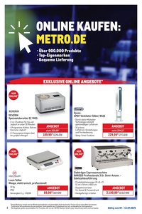METRO Prospekt - Online Wochen-Angebote