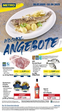 METRO Prospekt - Wochen-Angebote ab 28.07.