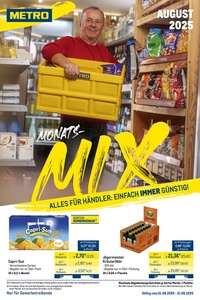 METRO Prospekt - Monats-Mix August 2025