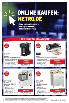 METRO Prospekt - Online-Angebote