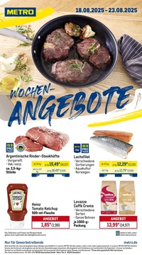 METRO Prospekt - Wochen-Angebote ab 18.08.