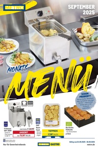 METRO Prospekt - Monats-Menü September 2025