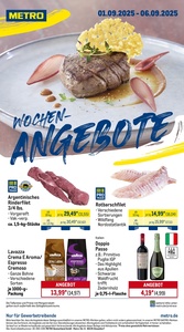 METRO Prospekt - Wochen-Angebote ab 01.09.