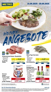 METRO Prospekt - Wochen-Angebote ab 15.09.