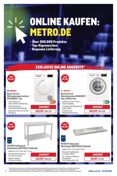 METRO Prospekt - Online-Angebote