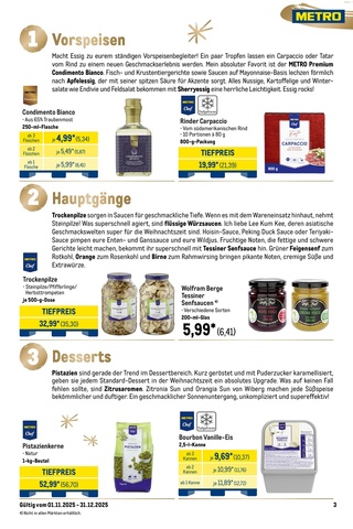 Vorschau des METRO Prospekts - Günstige Weihnachtsdeko für ein stimmungsvolles Fest, Seite 3