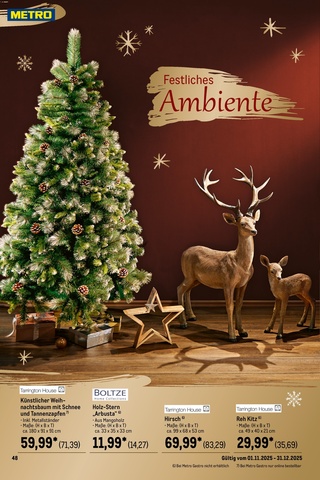 Vorschau des METRO Prospekts - Günstige Weihnachtsdeko für ein stimmungsvolles Fest, Seite 56