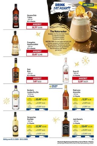 Vorschau des METRO Prospekts - Getränke, Seite 13