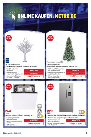 Vorschau des METRO Prospekts - Waschmaschinen, Trockner & Kühlschrank, Seite 2