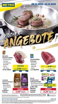 METRO Prospekt - Angebote ab 08.12. - Seite 1