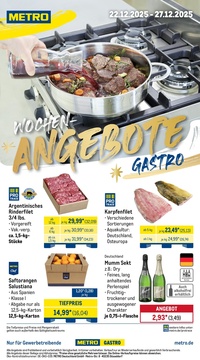 METRO Prospekt - Wochen-Angebote Gastro - Seite 1