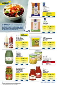 METRO Prospekt - Monats-Menü Januar 2026