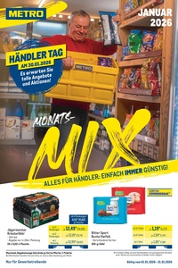 METRO Prospekt - Monats-Mix Januar 2026