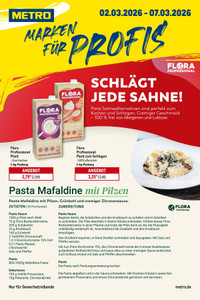 METRO Prospekt - Starke Marken Profis - Seite 1