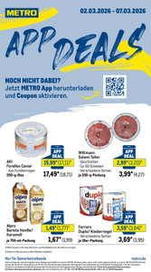 METRO Prospekt - App Deals - Seite 1