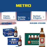 METRO Prospekt - Bier