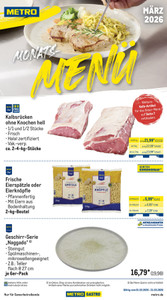METRO Prospekt - Monats-Menü März 2026 - Seite 1