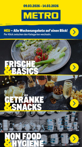 METRO Prospekt - Angebote ab 09.03.