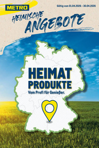 METRO Prospekt - Regionaler Flyer April 2026