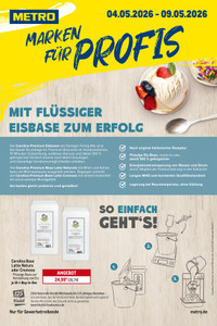 METRO Prospekt - Starke Marken Profis - Seite 1