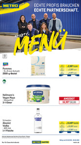METRO Prospekt - Monats-Menü