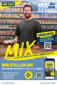 METRO Prospekt - Monats-Mix Juli 2026