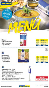 METRO Prospekt - Monats-Menü September 2026