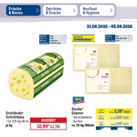 METRO Prospekt - Käse