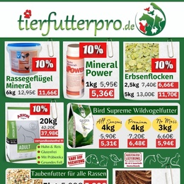 Tierfutterpro Prospekt - Angebote ab 30.09.