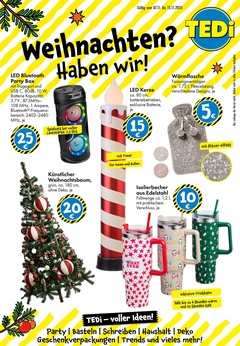 TEDi Prospekt - Weihnachten? Haben wir? A - Seite 1