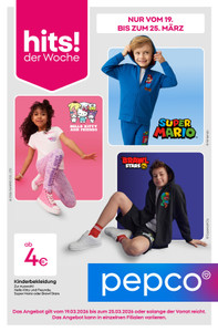 pepco Prospekt - Kleidung mit Lizenz