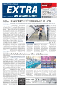 EXTRA am Wochenende Prospekt - EXTRA_NEC ET 6.9.