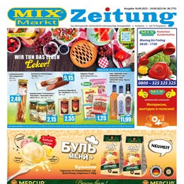 Mix Markt Prospekt - Angebote ab 18.09.
