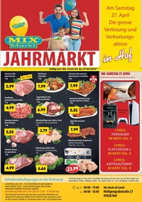 Mix Markt Prospekt - Jahrmarkt in Hof