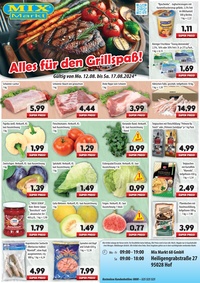 Mix Markt Prospekt - Alles für den Grillspaß