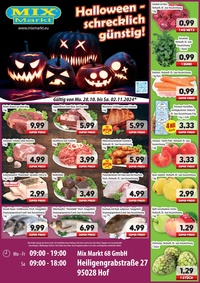 Mix Markt Prospekt - Halloween schrecklich günstig!