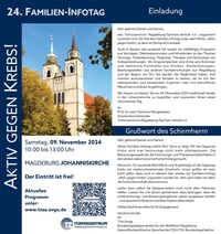 Tumorzentrum Magdeburg Prospekt - 24. FAMILIEN-INFOTAG