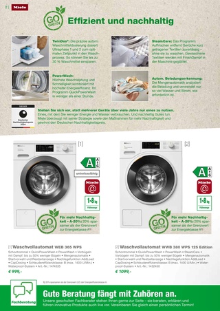 Vorschau des ElectronicPartner Prospekts - Waschmaschinen, Trockner & Kühlschrank, Seite 2