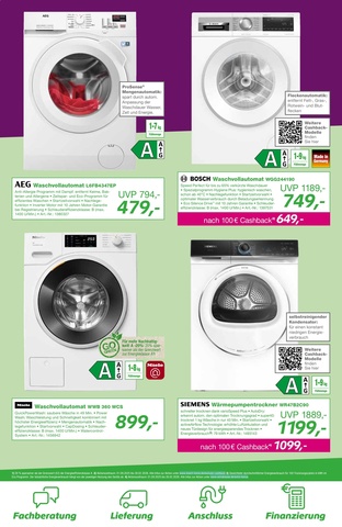 Vorschau des ElectronicPartner Prospekts - Waschmaschinen, Trockner & Kühlschrank, Seite 2