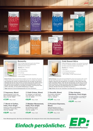 Vorschau des ElectronicPartner Prospekts - Kaffee, Seite 3