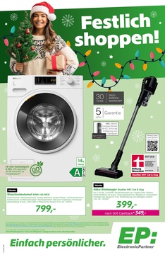 ElectronicPartner Prospekt - Haushaltselektronik 12/2025
