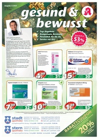Stern-Apotheke Melle Prospekt - Gesund & Bewusst Ausgabe 11