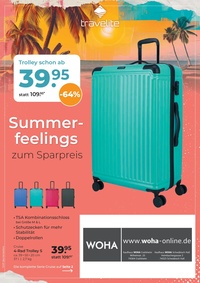 WOHA Prospekt - 2025/22 | WOHA Sommerflyer Travelite Koffer